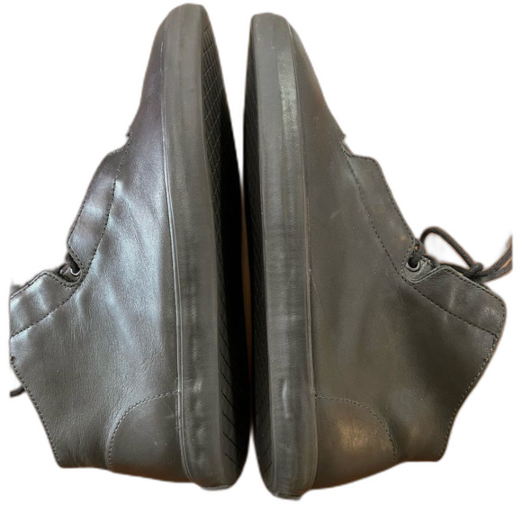 Vans OTW Stove Pipe Black Leather Sneakers Men’s 7.5 Mid-Top Casual Skate Style - Picture 5 of 10